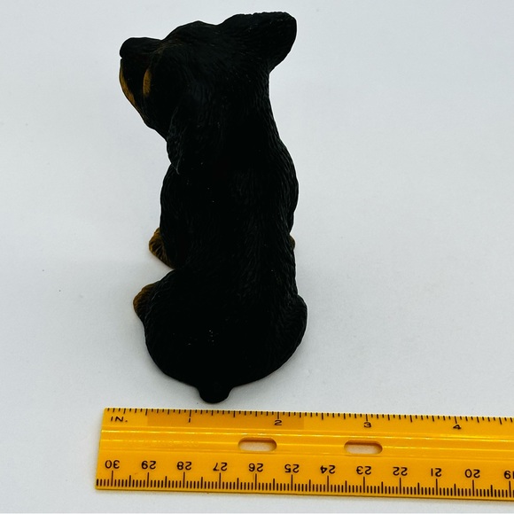 Vintage 1986 Global Art Harvey Knox Kingdom Rottweiler Puppy Signed Porcelain - Picture 12 of 12